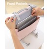 Banero 3" D-ring Zipper Binder with 700+ Sheets Capacity, 3-ring