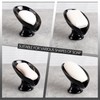 Soap Dish, Ceramic Soap Holder Self Draining Leaf Shape Bar