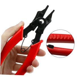 Mipcase 1 Set Ring Retaining Pliers Set Interchangeable Jaw Heads for Easy Installation and Removal of for Professional and DIY Use in Automotive and Machinery Applications