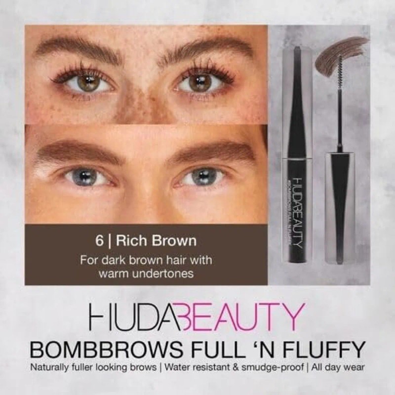 Hudabeauty Gel Voluminizador De Cejas Huda Beauty Marrón Mak
