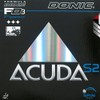 Donic Acuda S2 Table Tennis Rubber (Red, 1.8 mm)