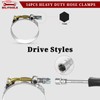 BILITOOLS T-Bolt Hose Clamp Set, 14PCS Heavy-Duty Turbo Intake Radiator