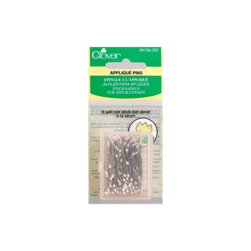 Clover Applique Pins, 150 EA per Pack