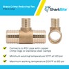 SharkBite 1-1/2 x 1-1/2 x 1 Inch Brass Crimp Reducing
