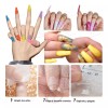 Dolores 100 Tips Uñas Postizas Adheribles Nails Art Coffin Ballerina