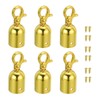 PATIKIL 0.8"x2" Stanchion Rope End Stopper, 6 Pack Cord End