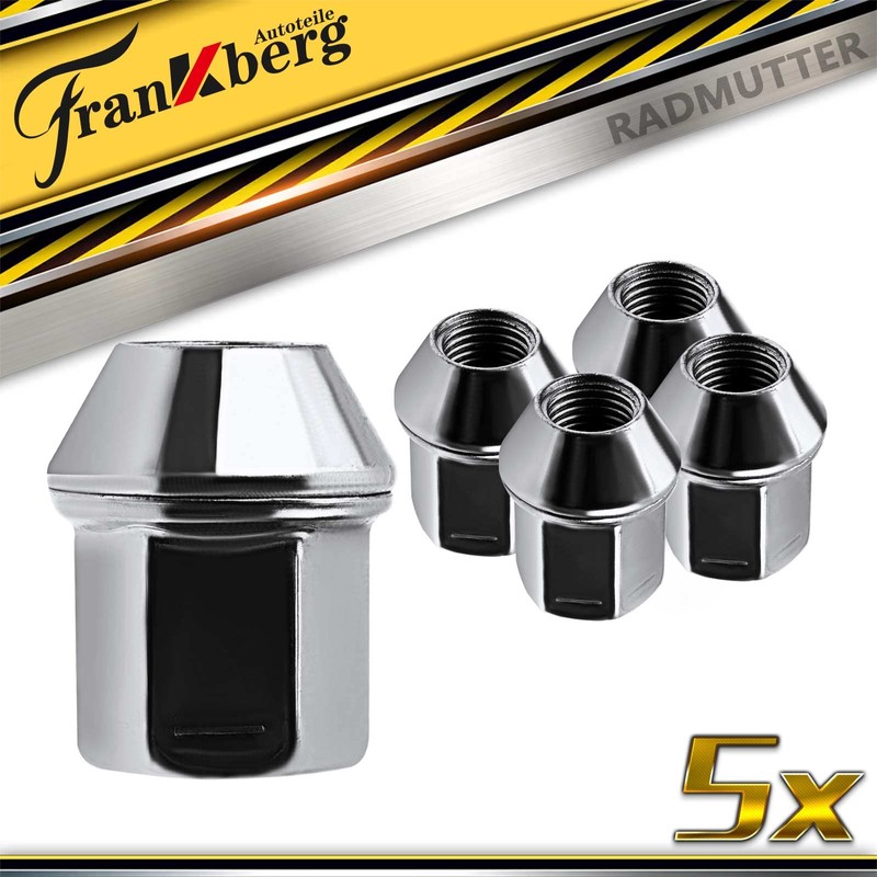 Frankberg 5x Wheel Nuts Front Rear Compatible with Discovery Sport