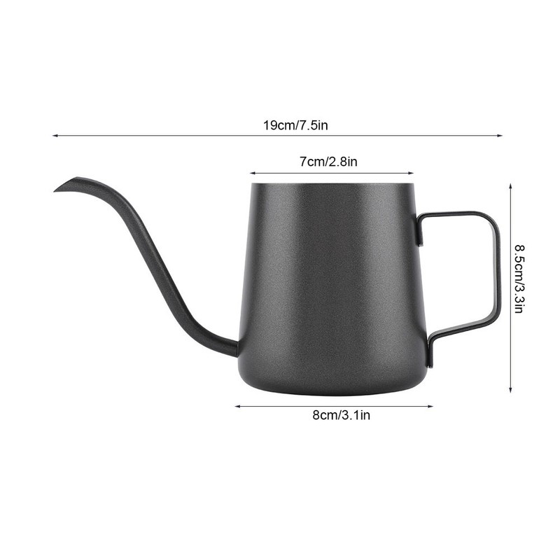 350 ml Stainless Steel Gooseneck Pour Over Drip Coffee Maker