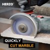 HERZO Set of 2 Diamond Cutting Discs Diameter 125 mm