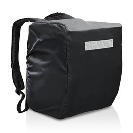 YummyRun Delivery Bag Dedicated Rain Cover, Waterproof Cover, Large Capacity, Reflective Material Included, Black