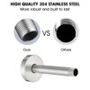 RAINREVIVE 6 Inch Straight Shower Arm with Flange and Stabilizer