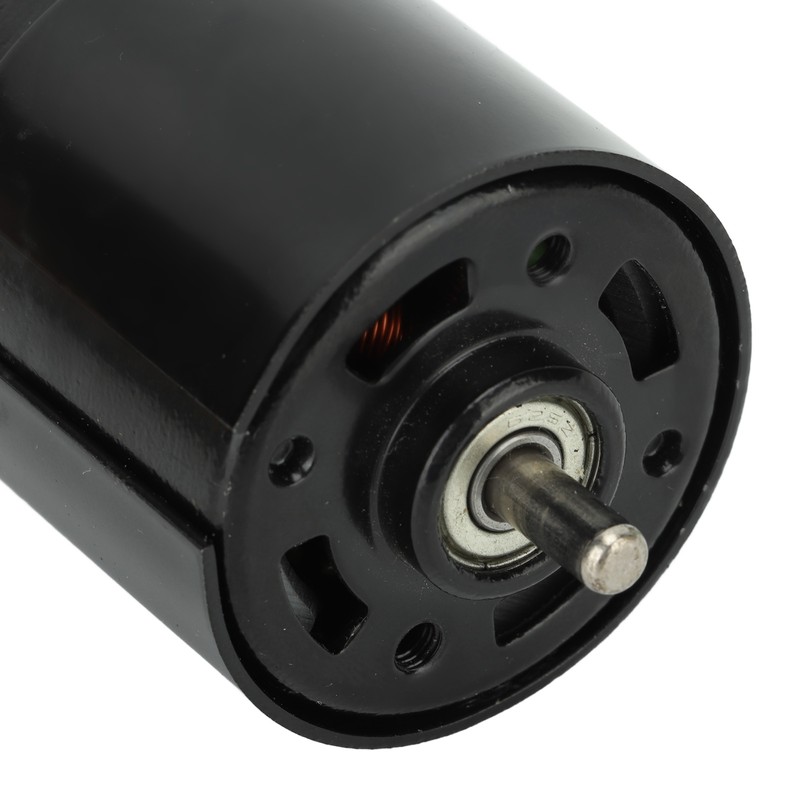 High Torsion DC Motor 12000RPM Round Shaft Fast Speed Red