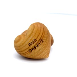 Thankgoods Sag's with Heart Worry Stone Stay Healthy - Ideal for Stress Relief and Positive Energy