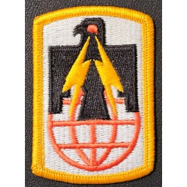 US ARMY 11TH SIGNAL BRIGADE DRESS UNIFORM PATCH - THE THUNDERBIRDS