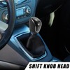 X AUTOHAUX 6 Speed Manual Gear Stick Shift Knob Transmission
