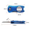 FINGER TEN Golf Divot Repair Tool Switchblade with Ball Marker
