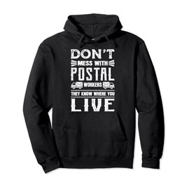 Funny Postal Carrier Post Office Mailman Rural Mail Carrier Pullover Hoodie