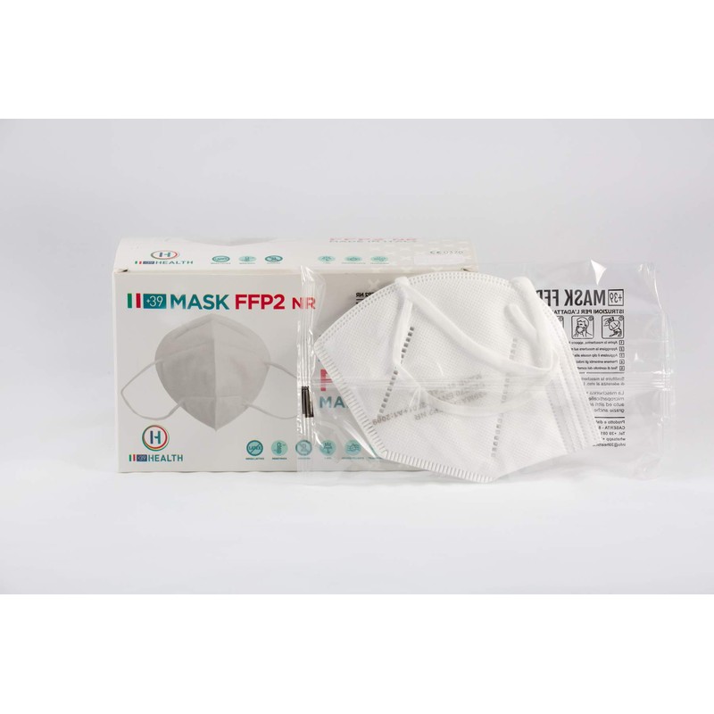 +39MASK - Pack of 15 FFP2 Masks, Certified CE0370, Individually