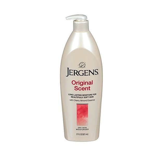 Jergens Original Scent 21 Ounce Dry Skin Moisturizer Pump (621ml) (3 Pack)