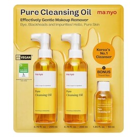 Ma:nyo Makeup Remover Manyo Aceite Limpiador de Maquillaje 2 de 200 ml + 1 de 55 ml.