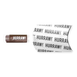 Hurraw! Hazelnut Tinted Lip Balm: (Sheer Brown Tint) Organic, Certified Vegan, Cruelty and Gluten Free. Non-GMO, 100% Natural Ingredients. Bee, Shea, Soy and Palm Free. Made in USA
