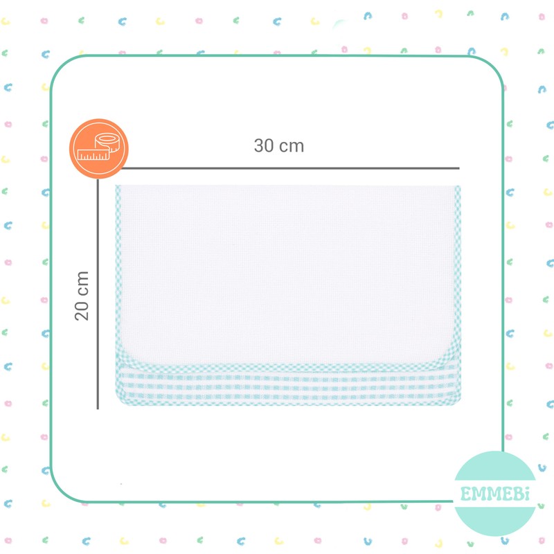 EMMEBi Nursery Envelope Checked with Aida Fabric or Plain Aida