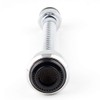 Maximex Flexible Shower Extension with Pressure and Shower Jet, Stainless