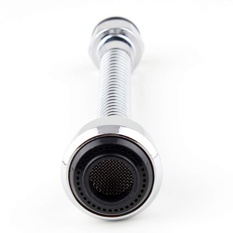 Maximex Flexible Shower Extension with Pressure and Shower Jet, Stainless