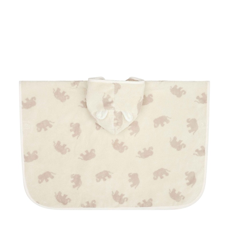 Steiff Unisex Children's Mini Basic Bath Poncho, elephant motifs