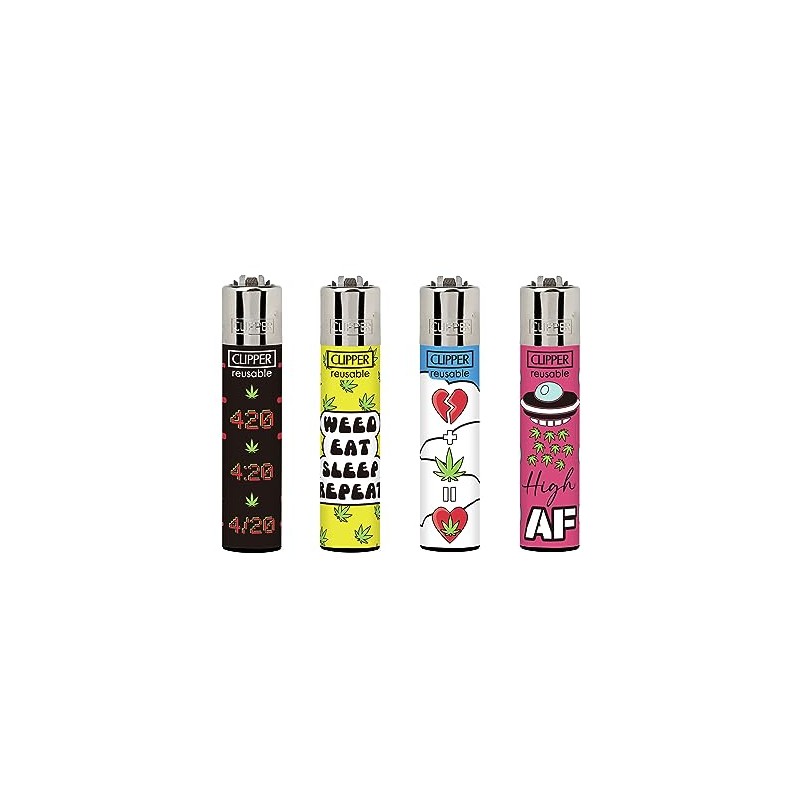 ksp partners ltd - 4 x clipper lighters WEED TRICKS
