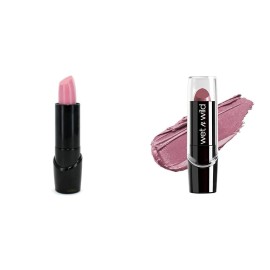 wet n wild 2 Value Pack wet n wild Silk Finish Lipstick Hydrating Rich Buildable Lip Colors - A Short Affair Pink & Secret Muse Pink