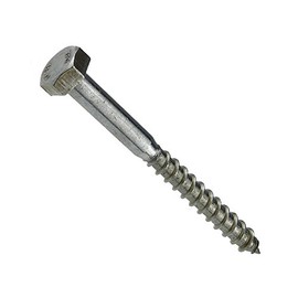 Hexagonal Wood Screws DIN 571 Stainless Steel A2 8 x 120 Pack of 10
