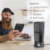 Lasko Oscillating Platinum Desktop Wind Tower Fan, 3-Speeds, Compact, Portable