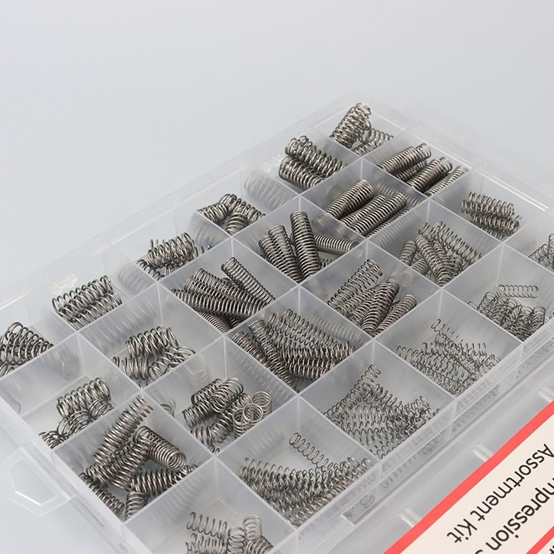300 Pcs Compression Springs Assortment Kit, Springs Assorted Extension Spring,