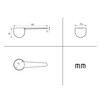 10 Gram 5 White Measuring Smidgen Micro Scoop 20 Ml