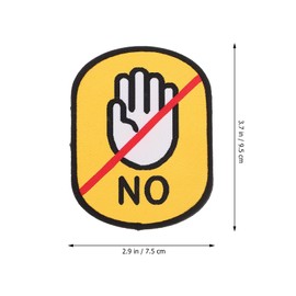 2pcs Pet Leash Sticker Pet Label Stop Sign Stickers Custom Sticker Do Not Pet Leash Dog Identification Tags Dog Leash Sleeve Have Don't Touch Me Dog Leash Alert Hanging ID Patch Tag Pet Birthday