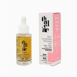THALEAE, Re-Calm Concentrated Face Serum 30 ml, Made with 95.96% Natural Ingredients, Rich in Hyaluronic Acids, Protects, Strengthens and Relaxes, Ideal for Sensitive Skin, Made in Italy