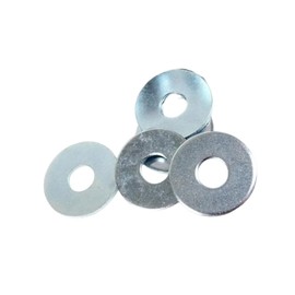 Flat Penny Washers M6 x 20mm Zinc Plated Small Penny Washers Stainless Steel Flat Repair Washers For Screws & Nut Bolts Pack of 50