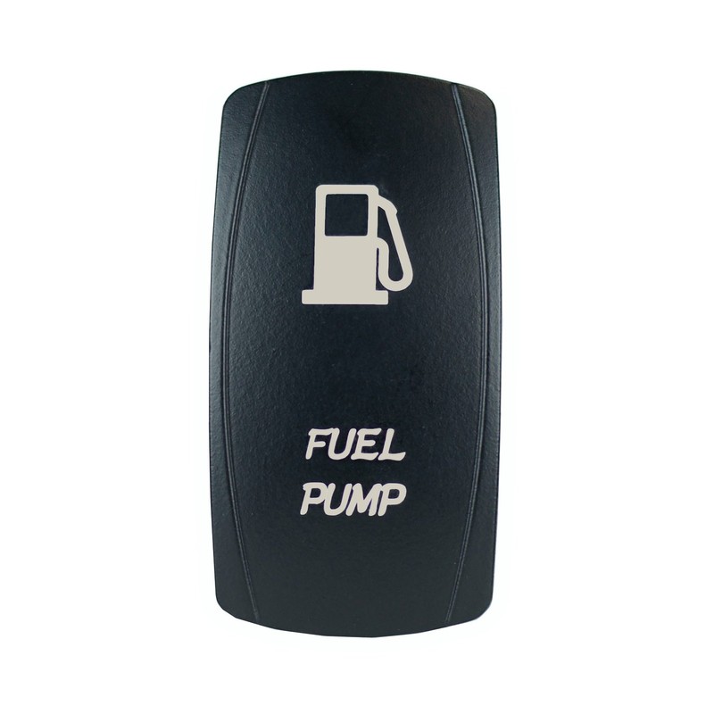 Laser Backlit Orange Rocker Switch Fuel Pump 20A 12V On/Off