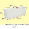 manekinext Simple Storage Box Set of 8 with Handles, Rounded