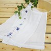 kontex Imabari Face Towel, Hagoromo Gauze, Cafe Time, White, Approx.