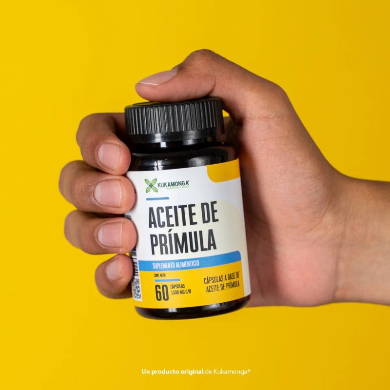 Aceite De Prmula Natural Piel Y Hormonas 60 Caps Sin