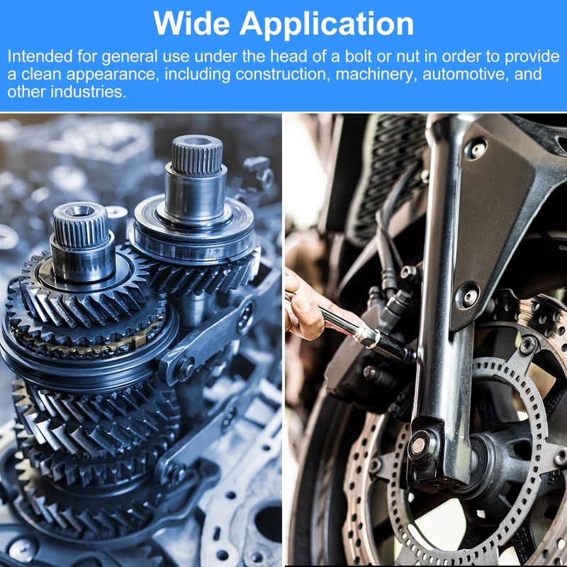 sourcing map #14 304 Stainless Steel Cup Washer Countersunk for