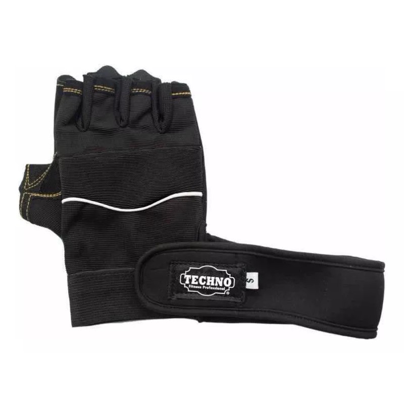 Techno Guantes Para Pesas + Straps Para Pesas Pack Gym
