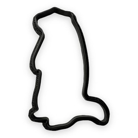 Groundhog Cookie Cutter with Easy to Push Design (4 inch)