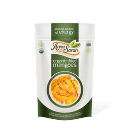 Anna and Sarah Dried Organic Mango, No Sugar Added, No Preservatives, Al-Natural, Premium Quality in Resealable bag 3 Lbs