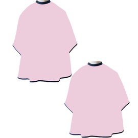 ST-BEST-P Capas, láminas y envolturas para el cabello Color Cape Maquillaje Corte de Peluquería Cabo de Peluquería Capas de Corte para Hombres Mujeres Clientes, Rosado, 2 pcs