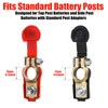 Frienda 6 Pcs Car Copper Battery Terminal Clamps Connectors Quick