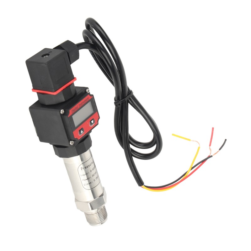 Pressure Sensor Aluminum Alloy Air Water Sender Digital Display LCD