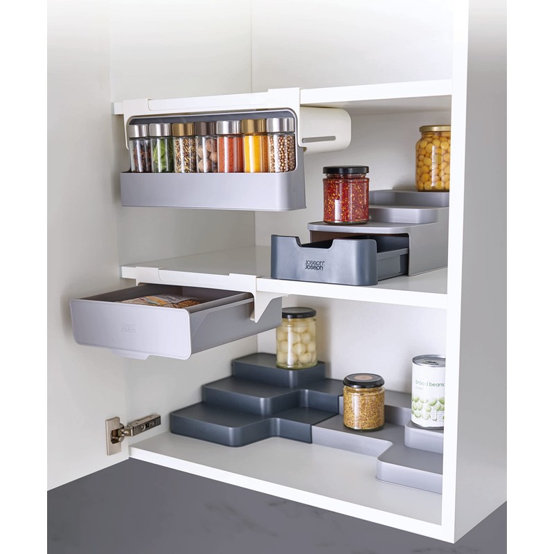 Joseph Joseph CupboardStore Under Shelf Drawer Kitchen Cupboard Storage Organiser,